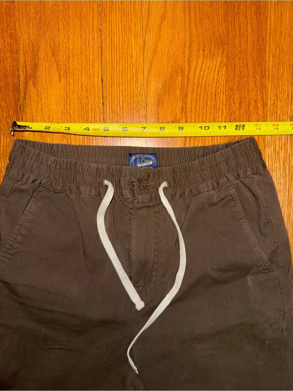 J.Crew Unisex Brown Casual Elastic-Waist Summer Pants Size XS